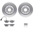 Dynamic Friction Co 4312-74045, Geospec Rotors with 3000 Series Ceramic Brake Pads includes Hardware, Silver 4312-74045